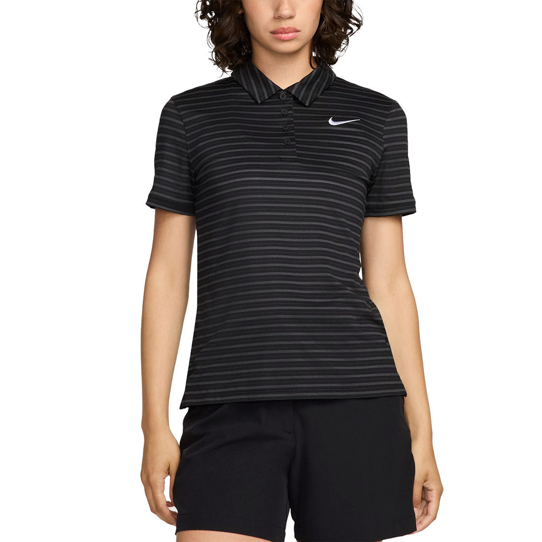 Nike Women's Dri-FIT Victory Stripe Golf Polo