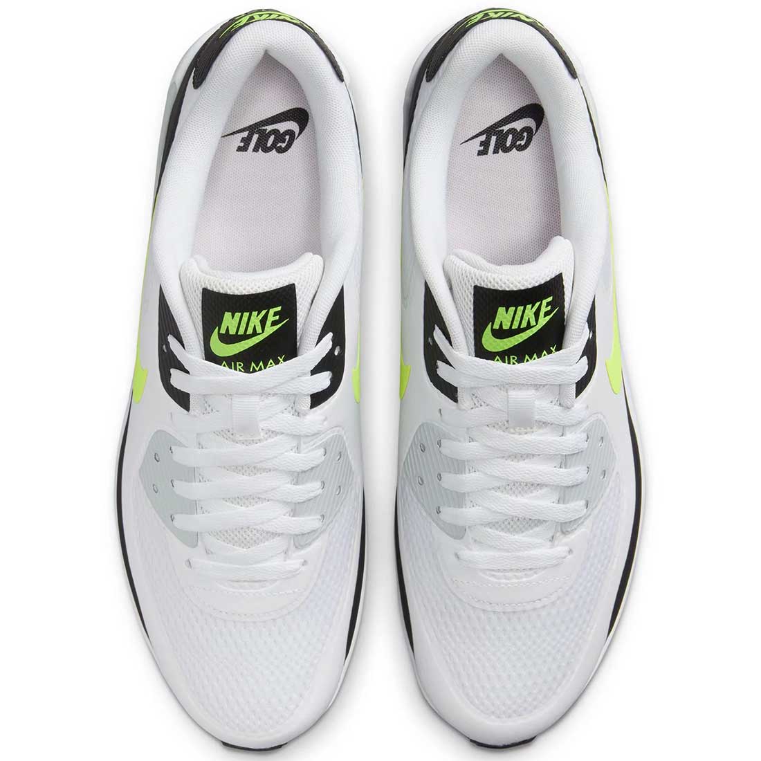 Nike Air Max 90 G Golf Shoes White/Hot Lime