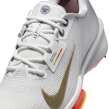 Nike Air Zoom Infinity Tour 2 NRG Golf Shoes Summit White/Metallic Silver