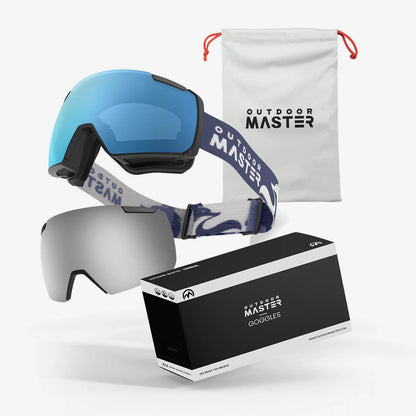 HERON Ski Goggles+Yellow Lens