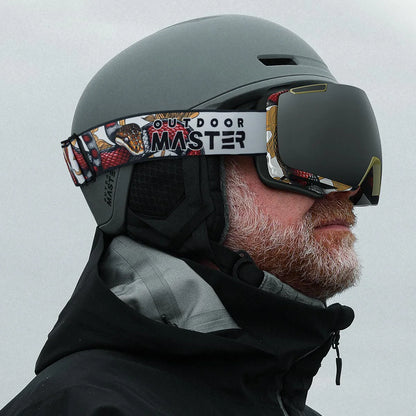 HERON Ski Goggles+Yellow Lens