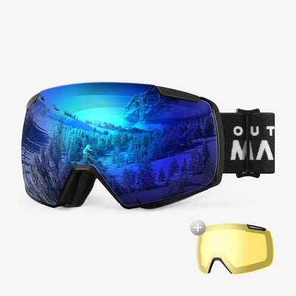 HERON Ski Goggles+Yellow Lens