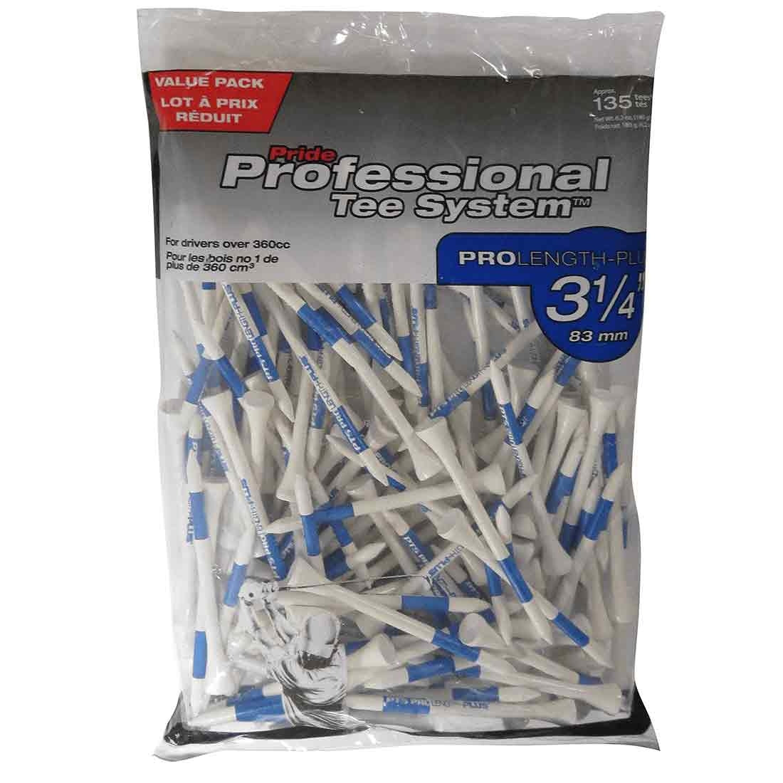 Pride Golf Tee PTS 3 1/4 Inch Golf Tees