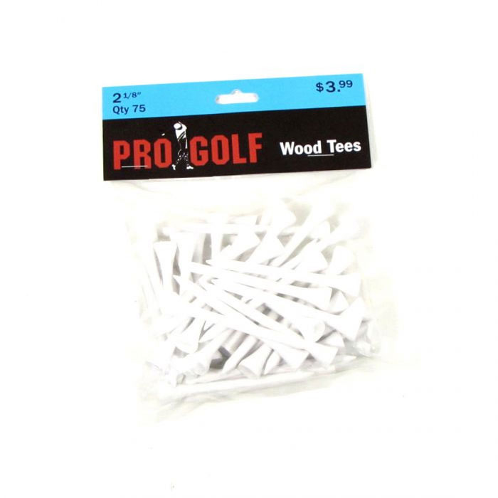 Pro Golf 2 1/8 inch Wood Tees
