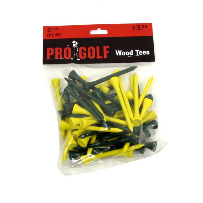 Pro Golf 2 3/4 inch Wood Tees