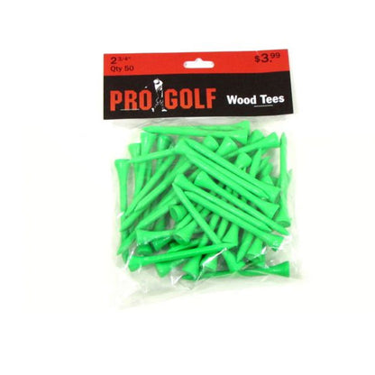 Pro Golf 2 3/4 inch Wood Tees