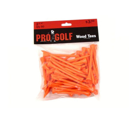 Pro Golf 2 3/4 inch Wood Tees