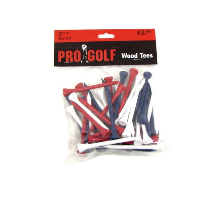 Pro Golf 2 3/4 inch Wood Tees