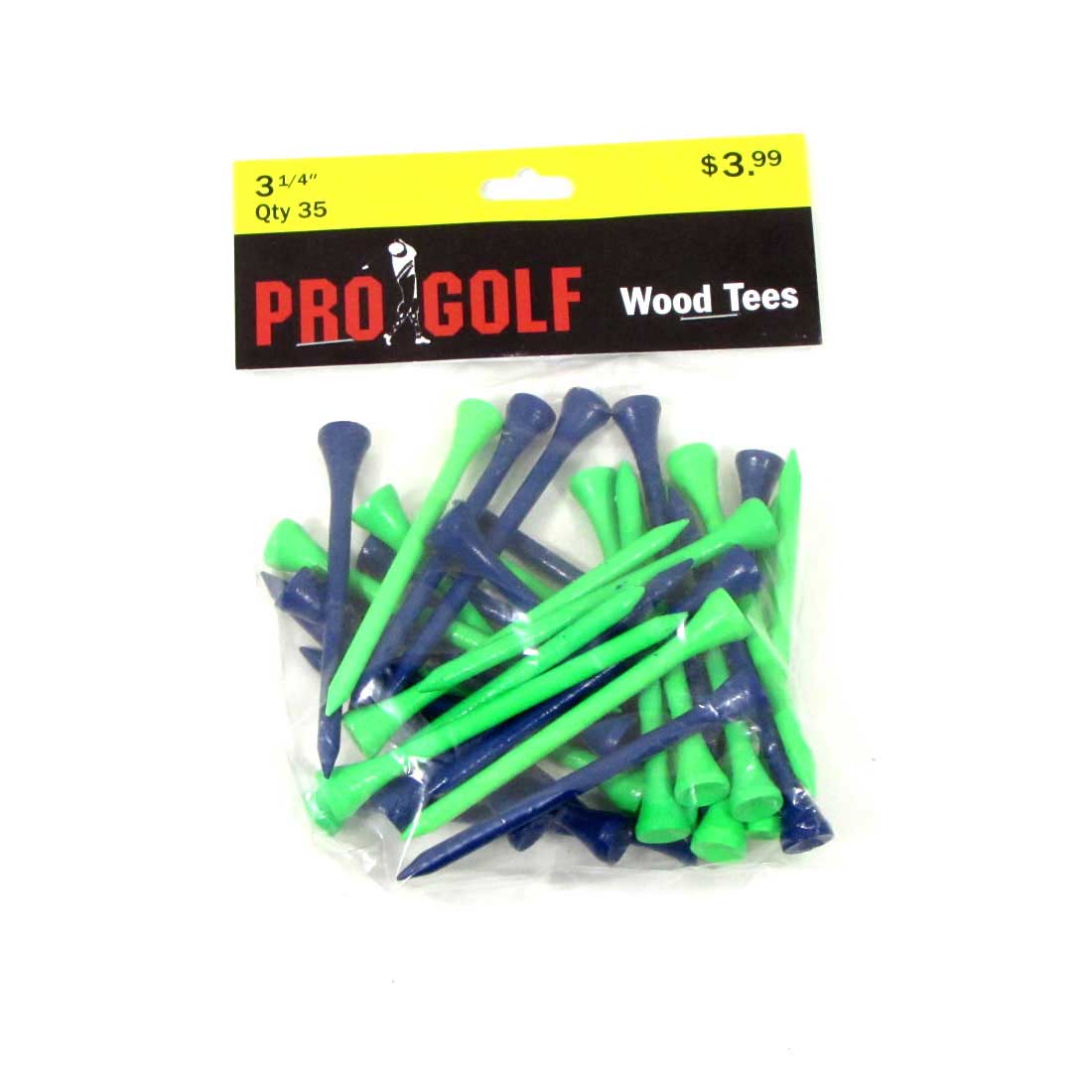 Pro Golf 3 1/4 inch Wood Tees