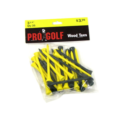 Pro Golf 3 1/4 inch Wood Tees