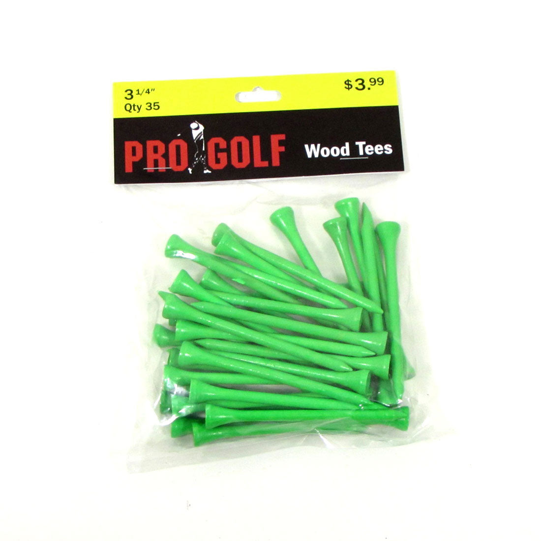 Pro Golf 3 1/4 inch Wood Tees