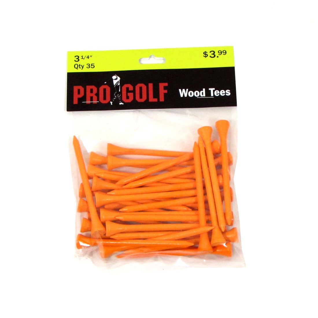 Pro Golf 3 1/4 inch Wood Tees