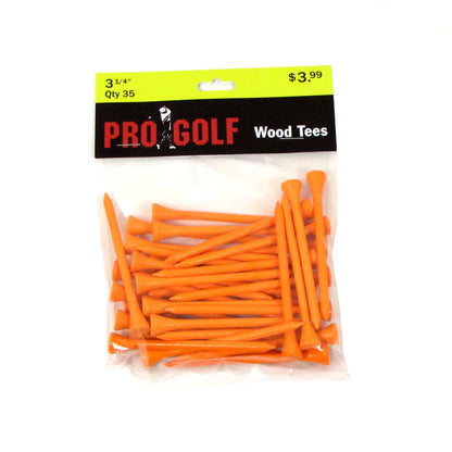 Pro Golf 3 1/4 inch Wood Tees