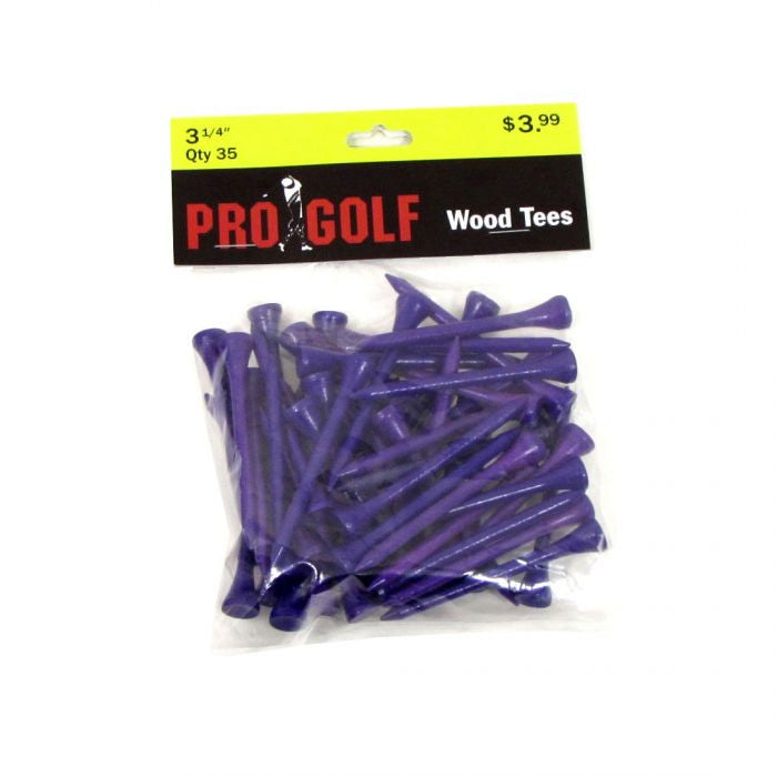 Pro Golf 3 1/4 inch Wood Tees
