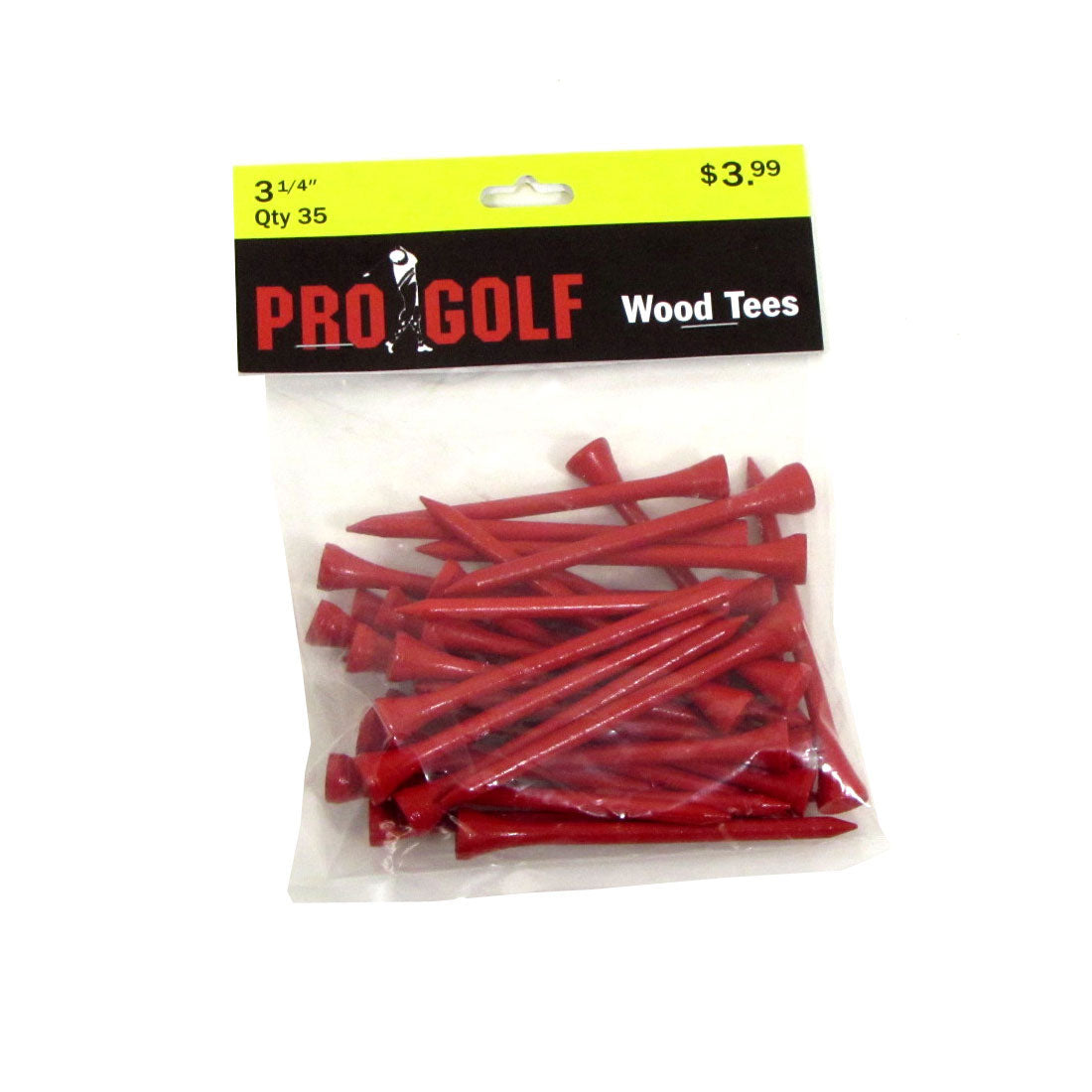 Pro Golf 3 1/4 inch Wood Tees