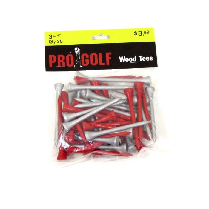 Pro Golf 3 1/4 inch Wood Tees