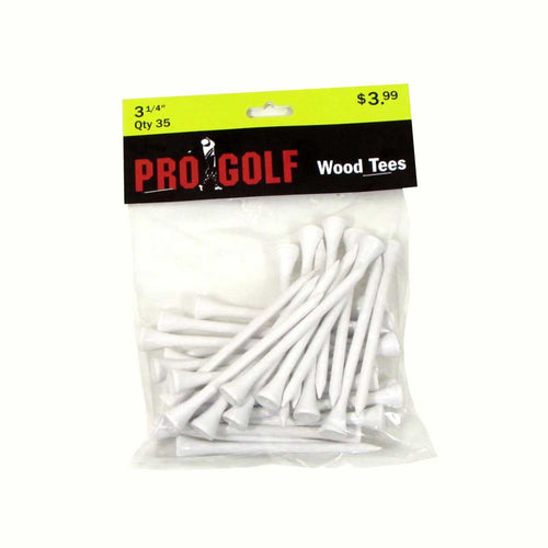 Pro Golf 3 1/4 inch Wood Tees