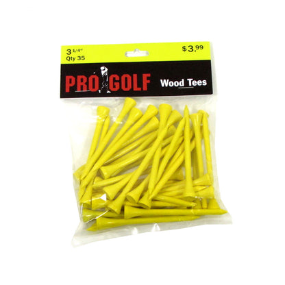 Pro Golf 3 1/4 inch Wood Tees