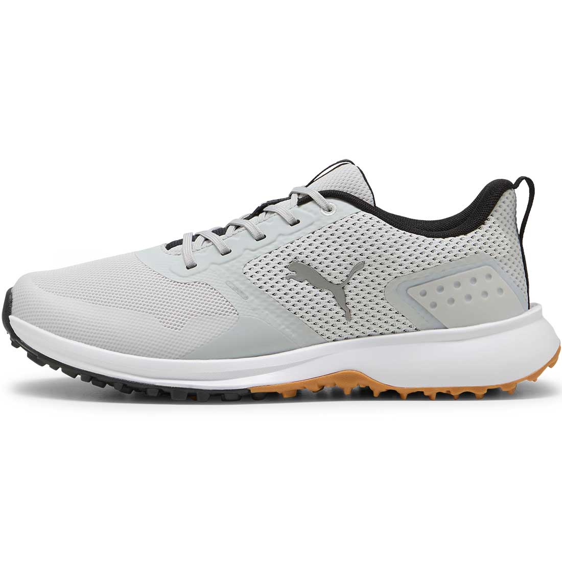 Puma FUSION Grip 6 Spikeless Golf Shoes Feather Grey/Black