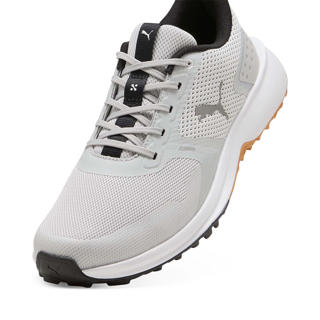 Puma FUSION Grip 6 Spikeless Golf Shoes Feather Grey/Black