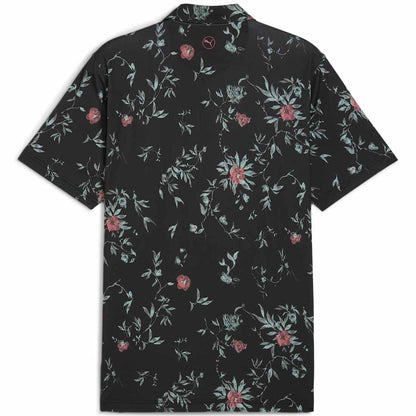 Puma MATTR Water Floral Golf Polo