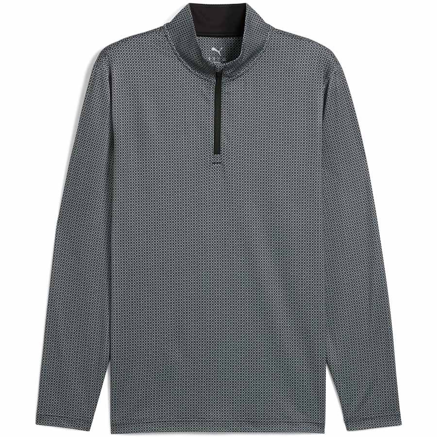Puma Pure 2.0 Tile Quarter Zip Golf Pullover