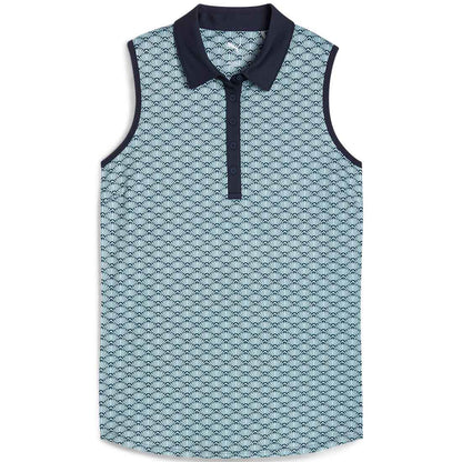 Puma Women's Cloudspun Scallop Sleeveless Golf Polo
