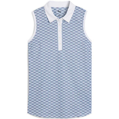 Puma Women's Cloudspun Scallop Sleeveless Golf Polo