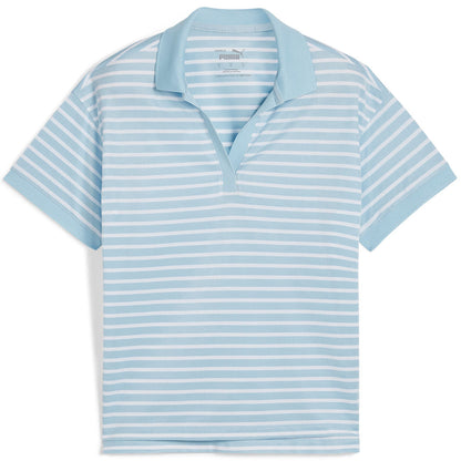 Puma Women's Everyday Stripe Pique Golf Polo