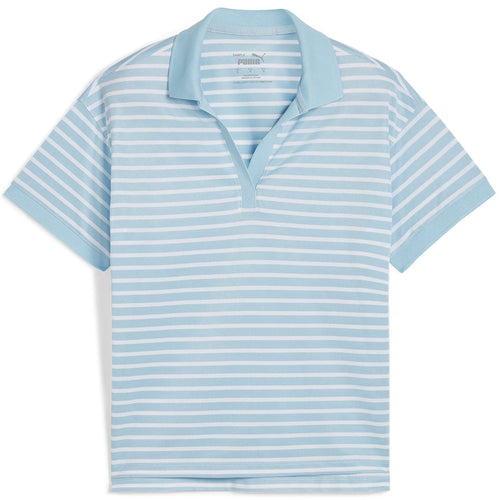 Puma Women's Everyday Stripe Pique Golf Polo