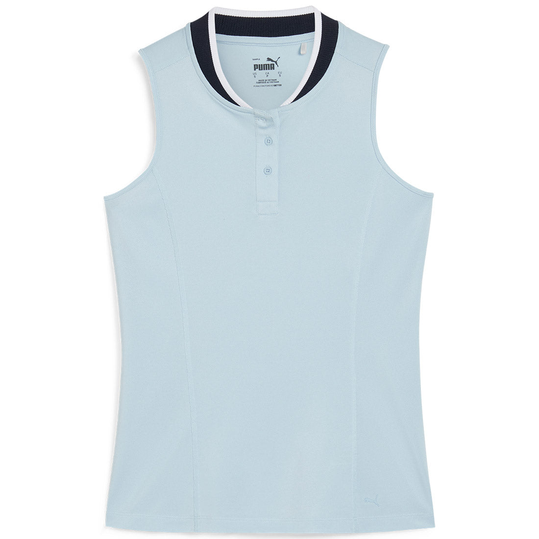 Puma Women's Range Pique Sleeveless Golf Polo