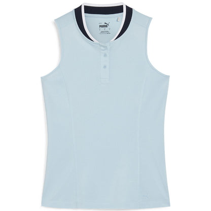 Puma Women's Range Pique Sleeveless Golf Polo