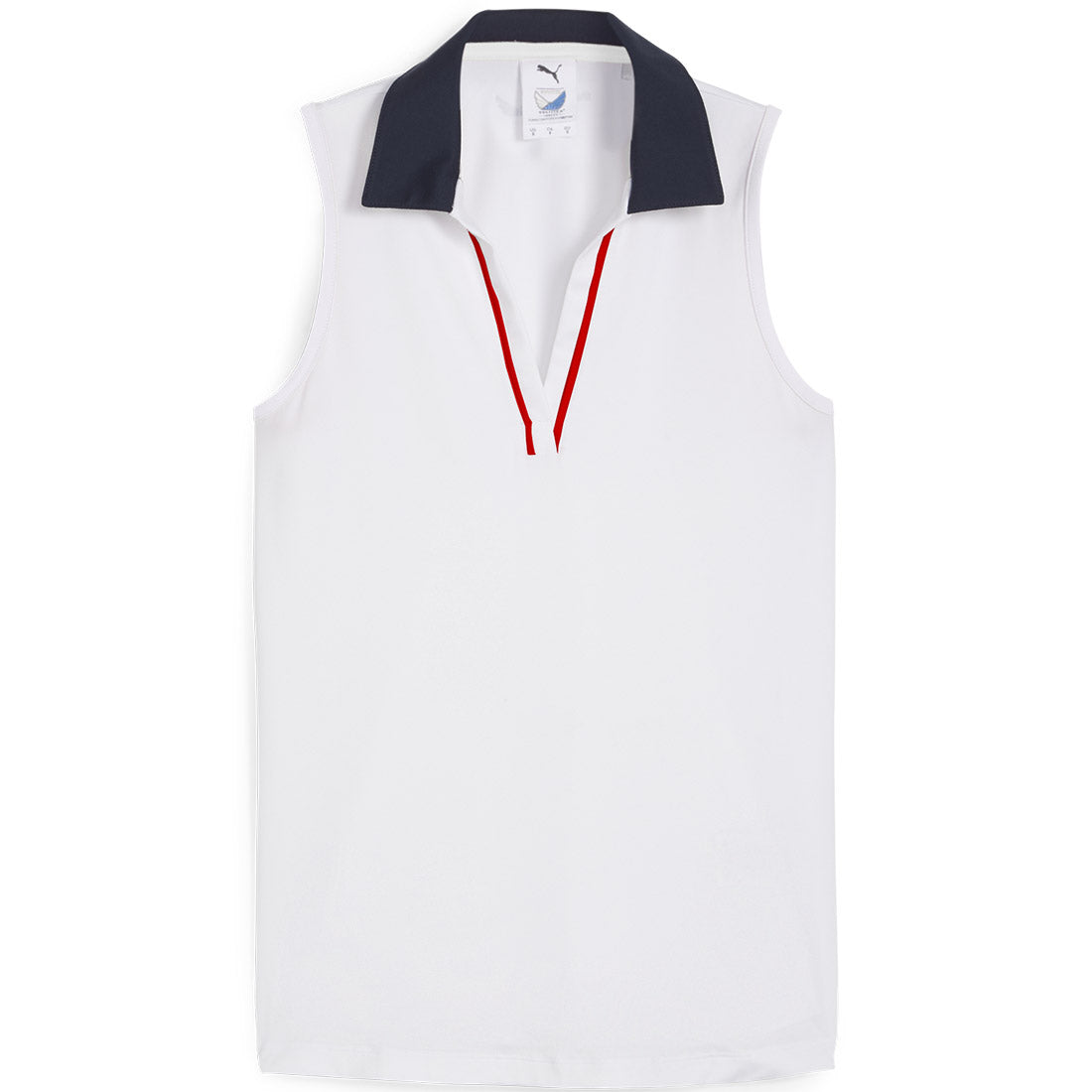 Puma Women's Volition Piped Sleeveless Golf Polo