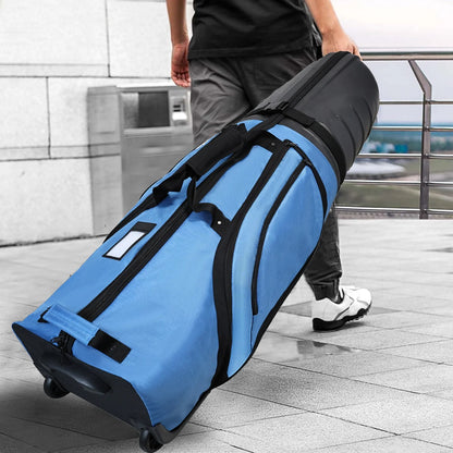 Yamato Golf Travel Bag with Hard Shell, TSA Lock & Wheels
