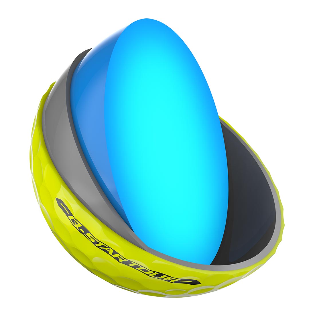 Srixon Q-Star Tour 5 Yellow Golf Balls