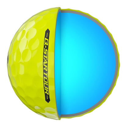 Srixon Q-Star Tour 5 Personalized Yellow Golf Balls