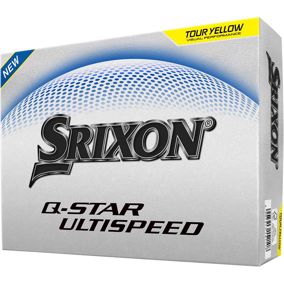 Srixon Q-Star Ultispeed Yellow Personalized Golf Balls