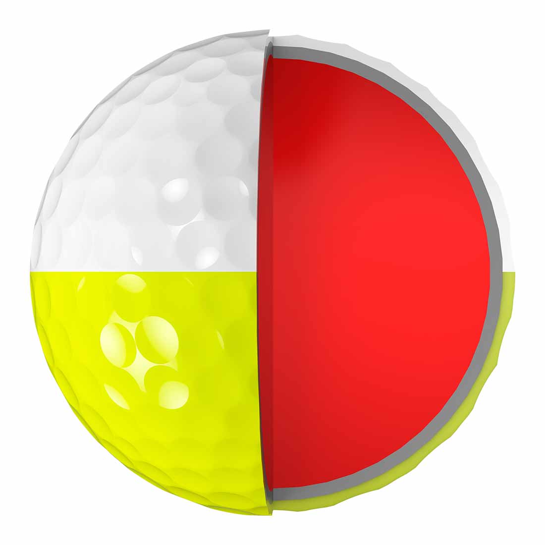 Srixon Z-Star XV 9 Divide White/Yellow Golf Balls