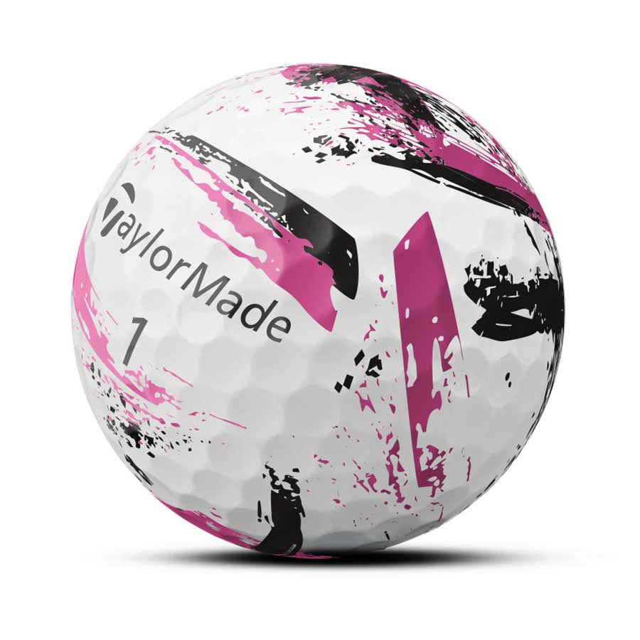 TaylorMade SpeedSoft Ink Pink Golf Balls