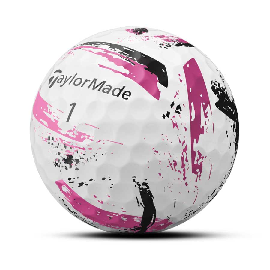 TaylorMade SpeedSoft Ink Pink Golf Balls