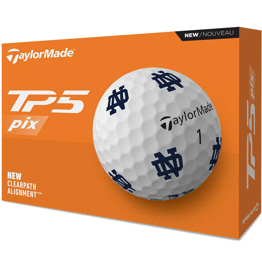 TaylorMade TP5 Pix NCAA Golf Balls