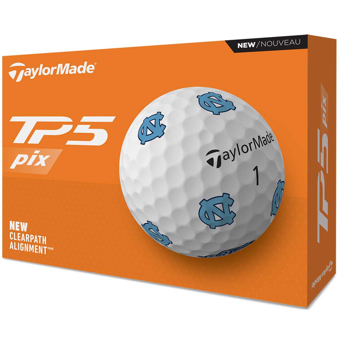 TaylorMade TP5 Pix NCAA Golf Balls