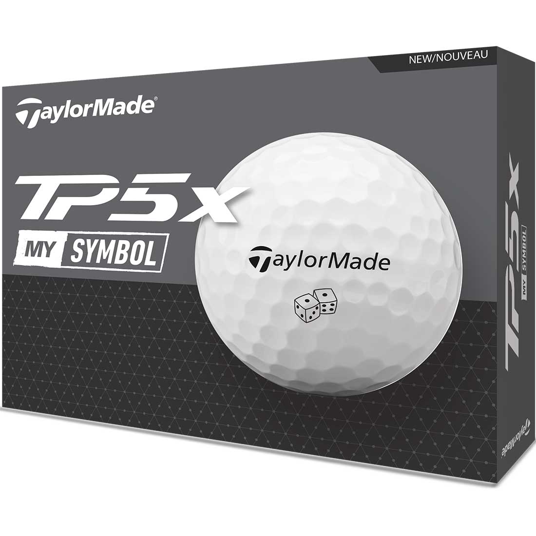 TaylorMade TP5x MySymbol Golf Balls