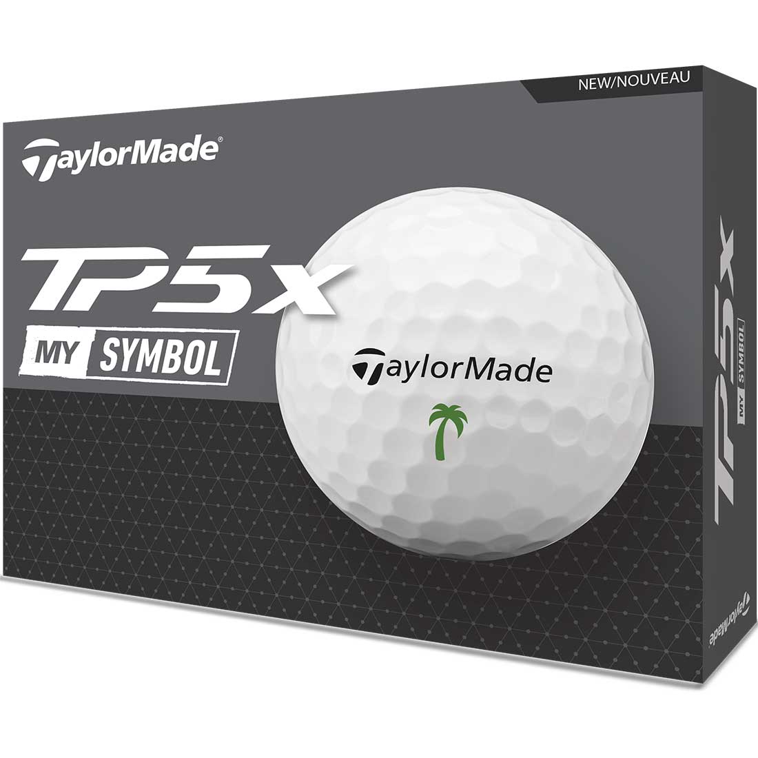 TaylorMade TP5x MySymbol Golf Balls