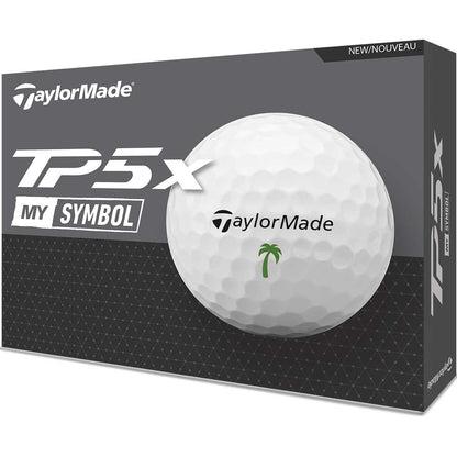 TaylorMade TP5x MySymbol Golf Balls