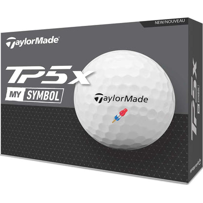TaylorMade TP5x MySymbol Golf Balls