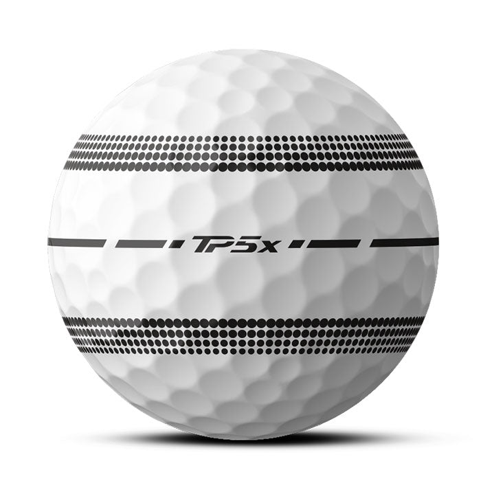 TaylorMade TP5x Stripe White Golf Balls