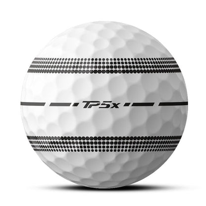 TaylorMade TP5x Stripe White Golf Balls