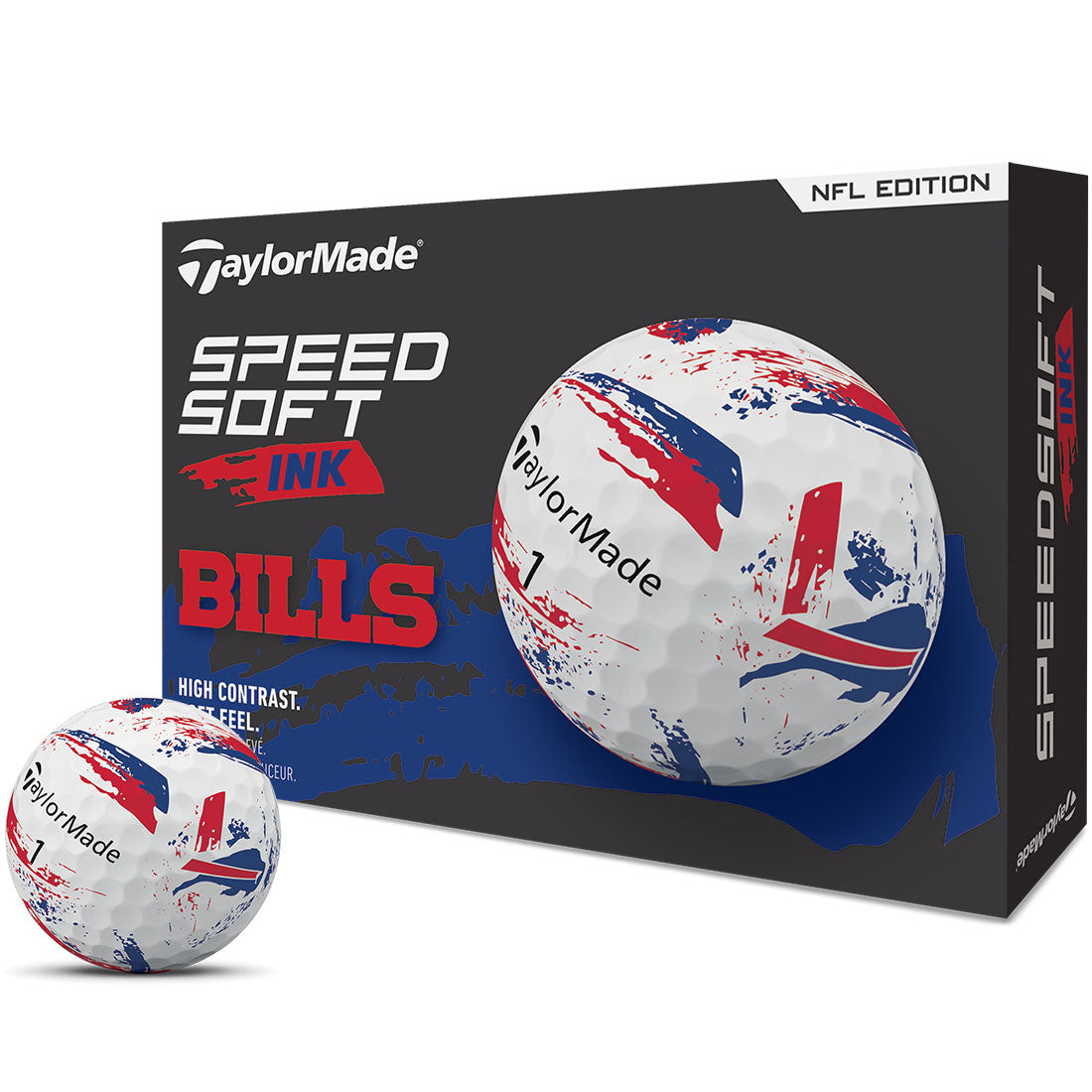 TaylorMade SpeedSoft Ink NFL Golf Balls