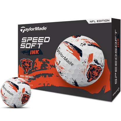 TaylorMade SpeedSoft Ink NFL Golf Balls